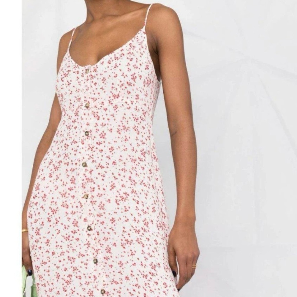GANNI Floral Button-Down Dress